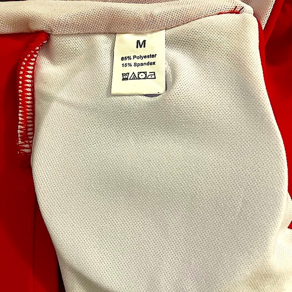 SWIMSUIT BIKINI TWO PIECE SET SIZE 6(M) RED - Picture 5 of 5